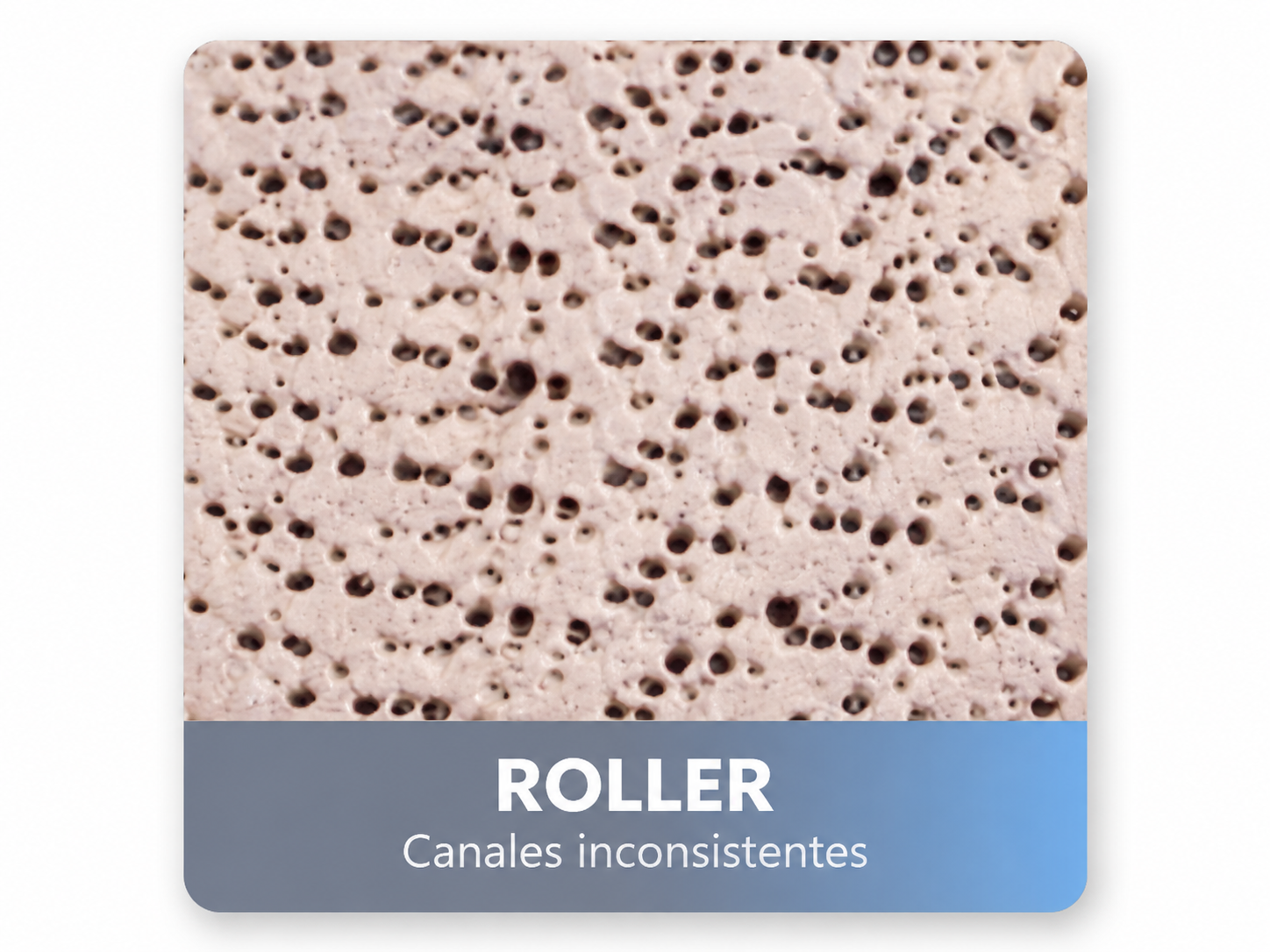 Roller: canales inconsistentes
